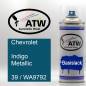 Preview: Chevrolet, Indigo Metallic, 39 / WA9792: 400ml Sprühdose, von ATW Autoteile West.